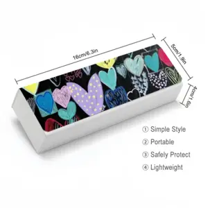 Saint Hearts Rectangle Spectacle Case