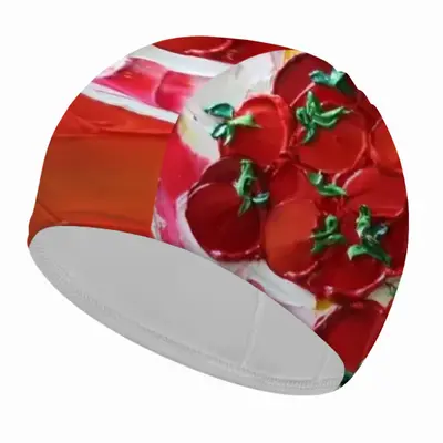 Cherry Tomatoes Swimming Cap