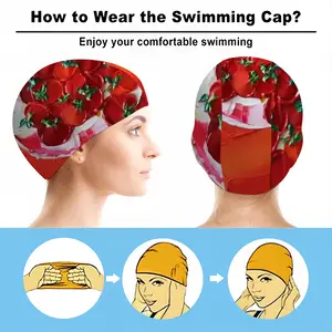 Cherry Tomatoes Swimming Cap