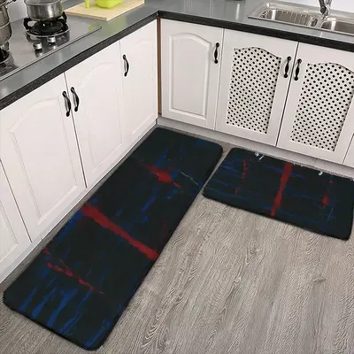 Blue Drag Kitchen Floor Mats (Multi-Size)