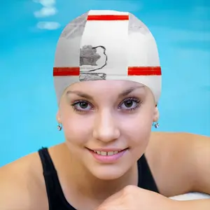 Hieroglyphic Silence Swimming Cap