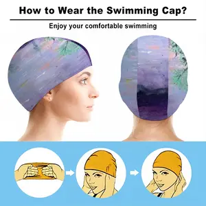 Nightfall On The River Ii Swimming Cap