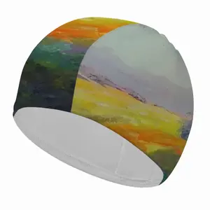 Sunny Field Swimming Cap