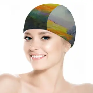 Sunny Field Swimming Cap