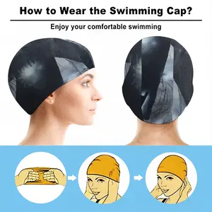 Ghost Swimming Cap