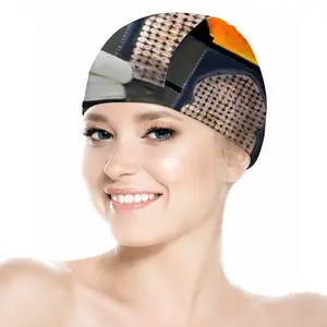 Moroccan Lounge Swimming Cap