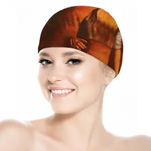 Jewish Blacksmith From Shtettel Swimming Cap