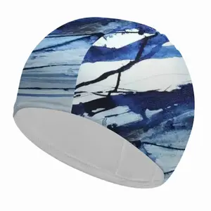 Abstraction Vibration I Swimming Cap