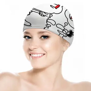 Thinking Of Love Swimming Cap