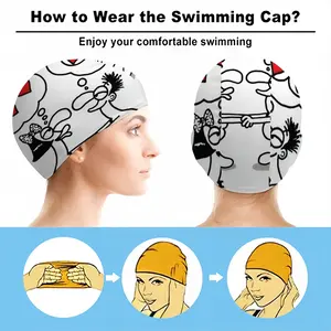 Thinking Of Love Swimming Cap