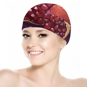 Pomegranate Part 2(Pink) Swimming Cap