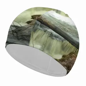 Minnihaha-Curling Waterfall Swimming Cap