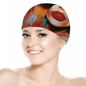 Summer Rain Swimming Cap