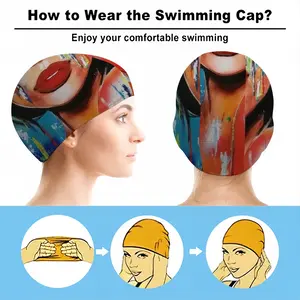 Summer Rain Swimming Cap