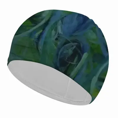 Emerald Code Swimming Cap