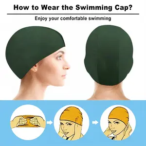 Misty Morning Glory Swimming Cap