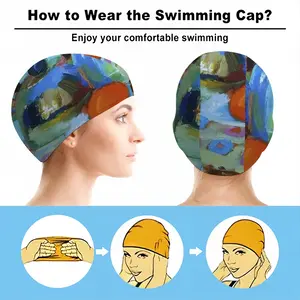 Orange Swimming Cap