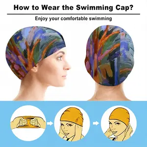 Quiet Evening Swimming Cap