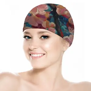 Apple Tree Blossom Swimming Cap