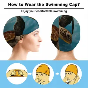 Caribbean Turtle Iii Swimming Cap