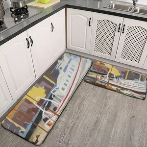 Sète The Navy Kitchen Floor Mats (Multi-Size)