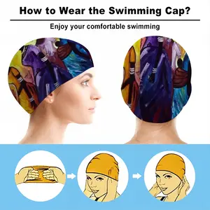 Hard Working Mothers Swimming Cap