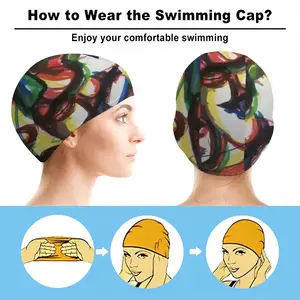 We Are All Connected Swimming Cap