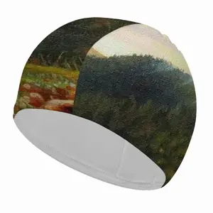 Field Of Poppies Swimming Cap