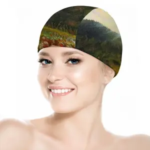 Field Of Poppies Swimming Cap