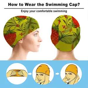 Raspberry Swimming Cap