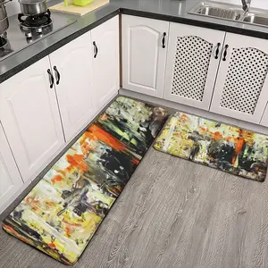 Mysterious Wave Kitchen Floor Mats (Multi-Size)