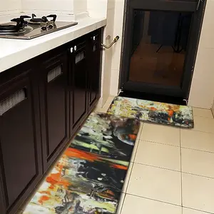 Mysterious Wave Kitchen Floor Mats (Multi-Size)