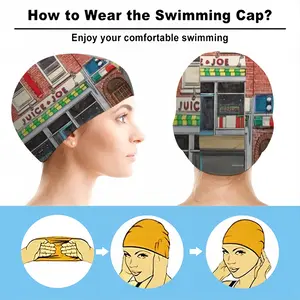 Juice & Joe New York City Swimming Cap