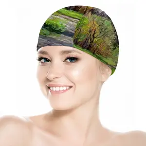 Impressionist Snow Mountains Swimming Cap