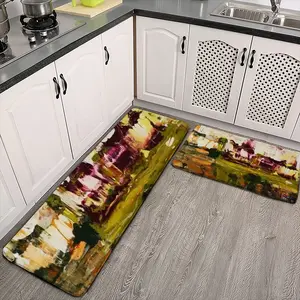 Blooming Cherry Trees Kitchen Floor Mats (Multi-Size)