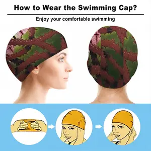 Calvary Through Thorns Swimming Cap