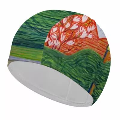 Verdant Curtain Swimming Cap