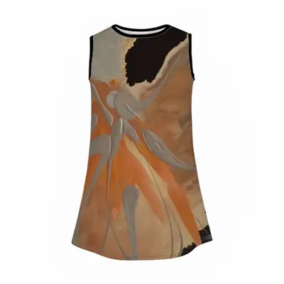 Bird Wing Up Children's Sleeveless Dress