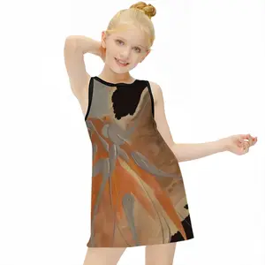 Bird Wing Up Children's Sleeveless Dress