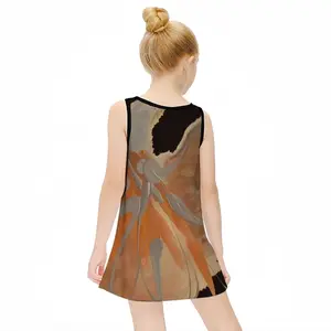 Bird Wing Up Children's Sleeveless Dress