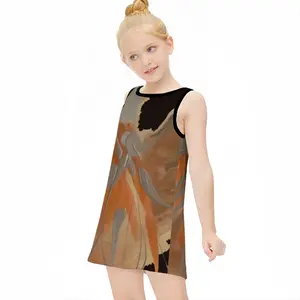 Bird Wing Up Children's Sleeveless Dress