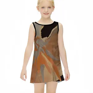 Bird Wing Up Children's Sleeveless Dress