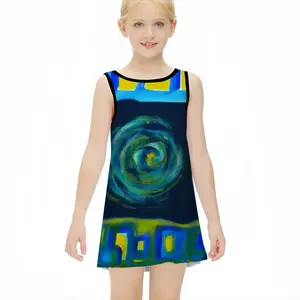 Greek Turbula Children's Sleeveless Dress