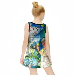 Boy With Bird Children's Sleeveless Dress