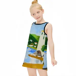 Cadaques (Spain) Children's Sleeveless Dress