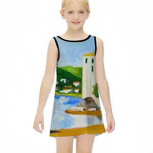 Cadaques (Spain) Children's Sleeveless Dress