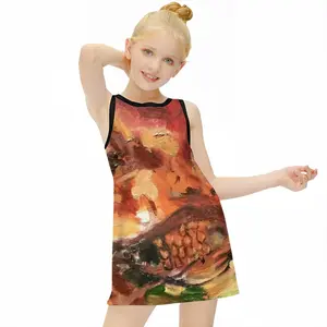 Face Storm Children's Sleeveless Dress