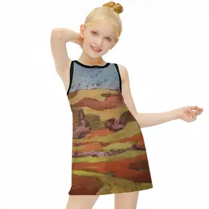 Mountain Range Children's Sleeveless Dress