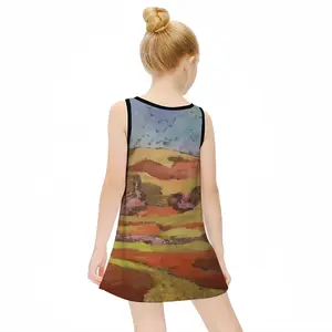 Mountain Range Children's Sleeveless Dress