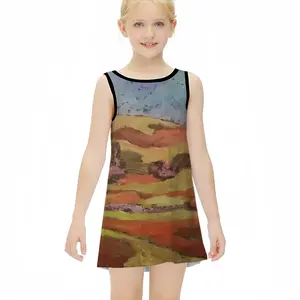 Mountain Range Children's Sleeveless Dress